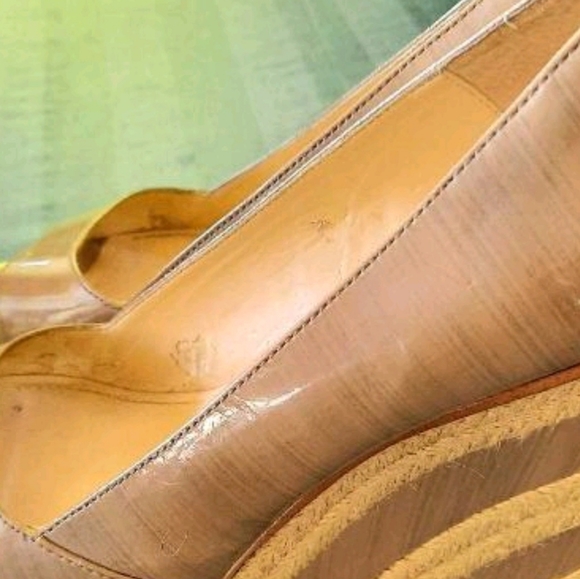 Calvin Klein peep toe wedges (7) - Picture 2 of 4